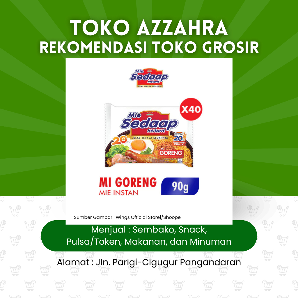 

Mi Sedaap Goreng Instan Rasa Enak 90gram