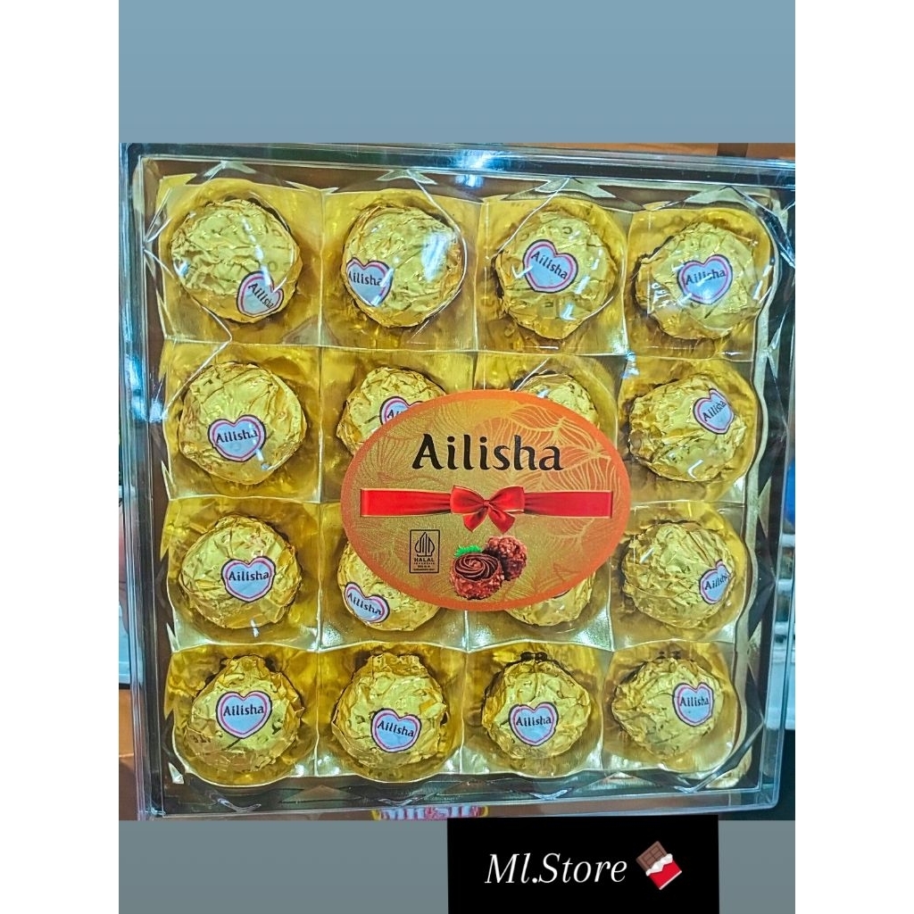 

Ailisha Coklat Compound Susu Dengan Wafer dan Kacang