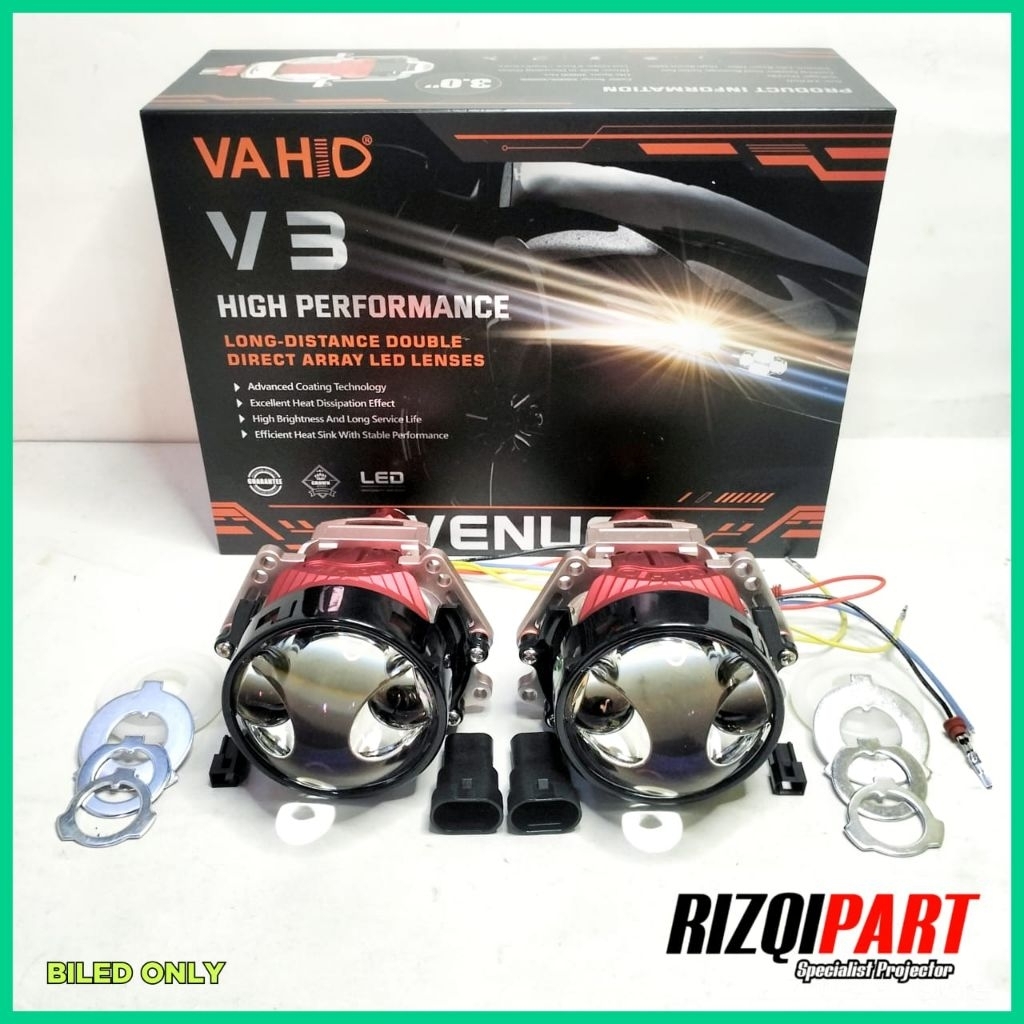 Lumiau_Boomaww Vahid Biled Projie 3 Inch E10 Plus V3 Laser E10 Pro+ 12 Volt Lampu Projie Purple Lens