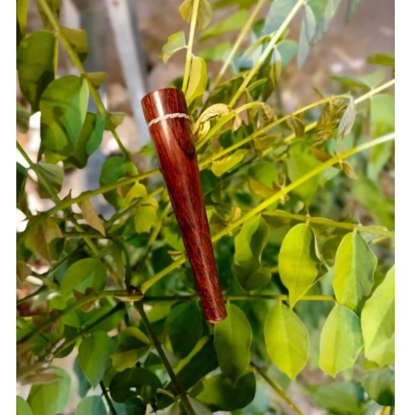 ONCE PIPA ROKOK KAYU GALIH ASEM VARIASI TIMAH 7cm