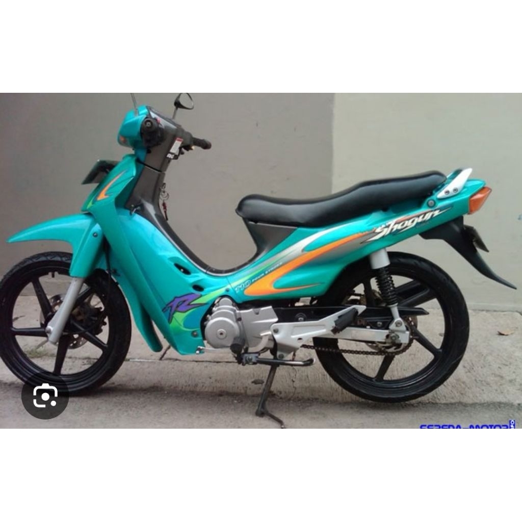 Cover body shogun 110 warna merah