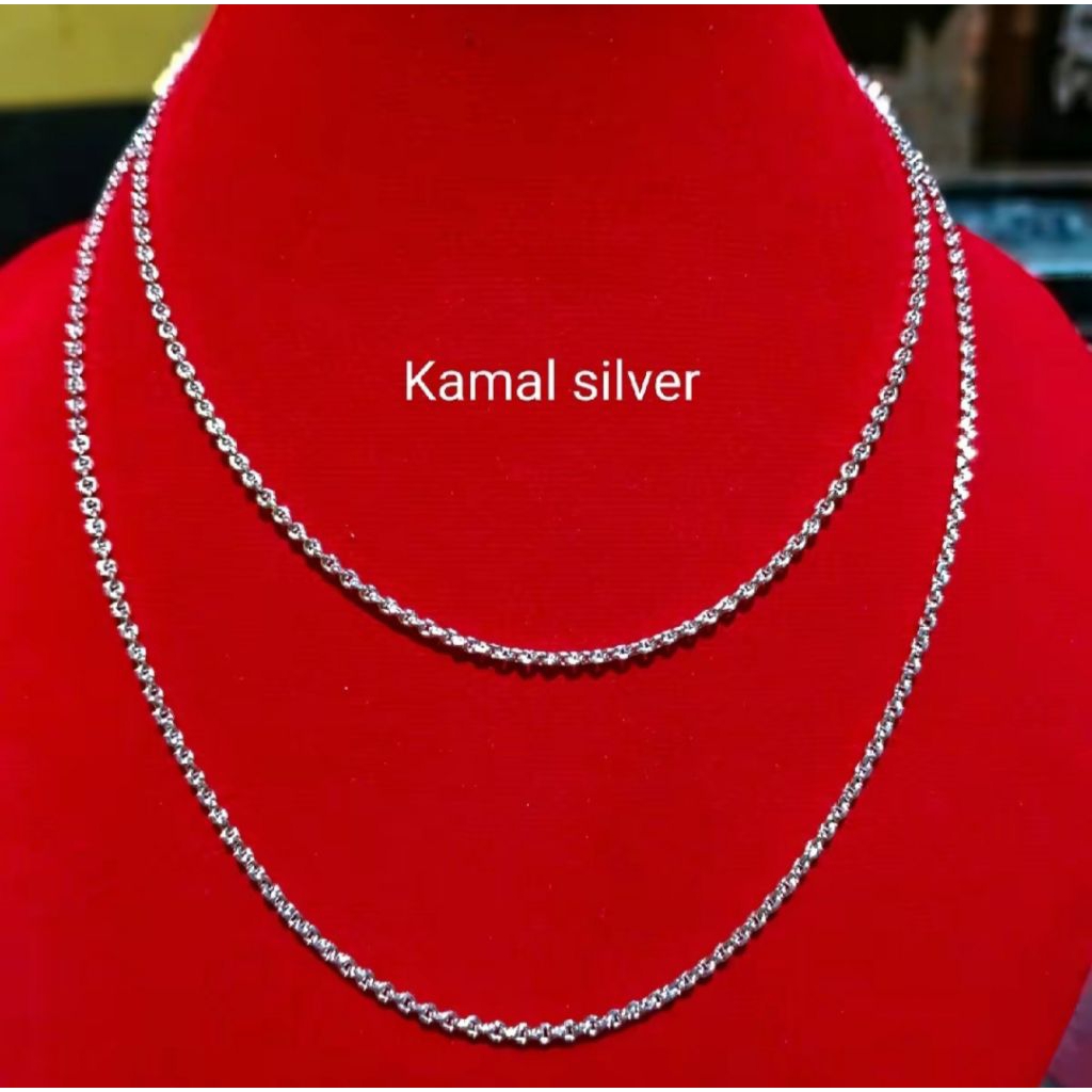 Kalung rantai perak murni