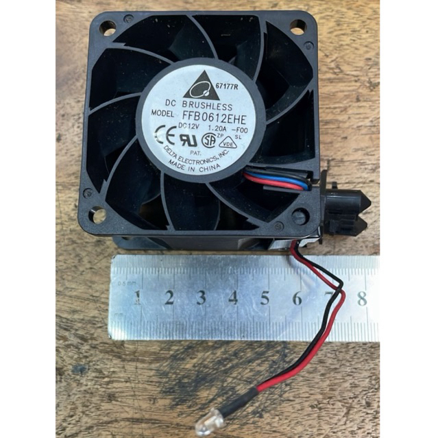 Fan Brushless 12VDC 6CM FFB0612EHE 1,20A