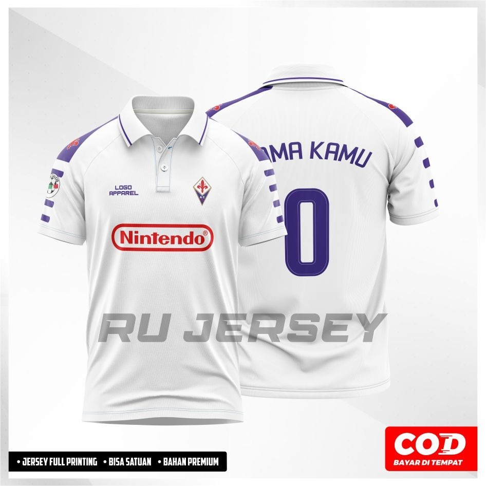 Jersey Fiorentina 1998 Away Retro Full Printing