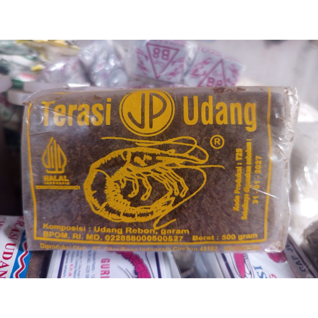 

Terasi Udang cap JP khas kota Cirebon