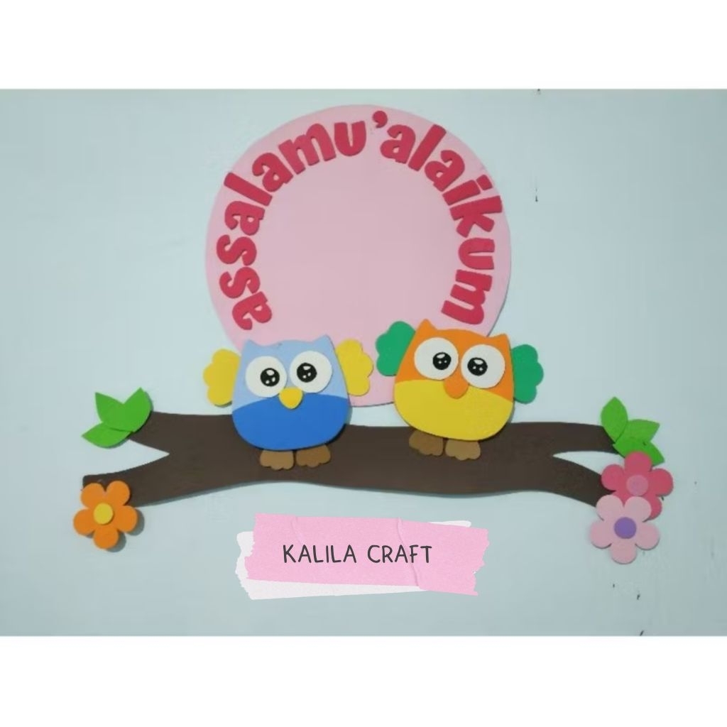 HIASAN KELAS PAUD TK SD / DEKORASI KELAS ASSALAMUALAIKUM