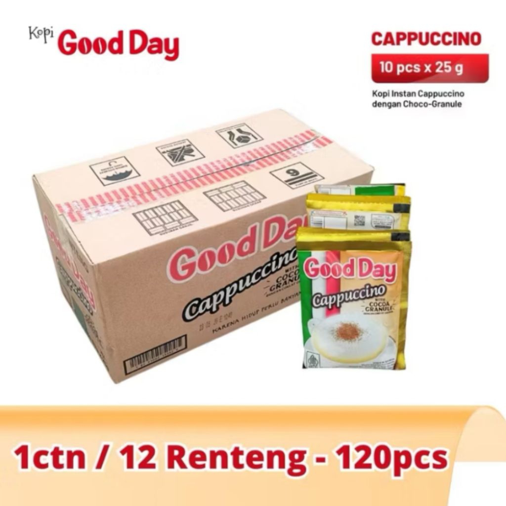 

Good Day Cappuccino 1 dus/ 12 Renceng