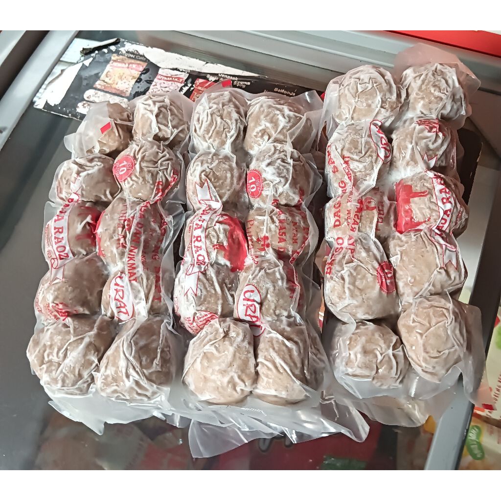 

Raja Raoz Bakso Urat super 550grm isi 10biji Zabir Frozen Food