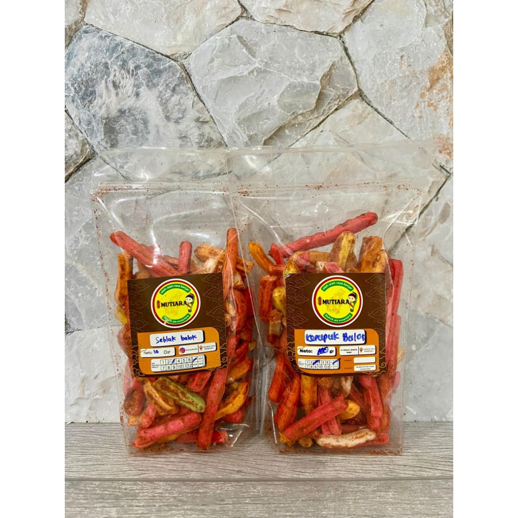 

Kerupuk Seblak Beton/Balok