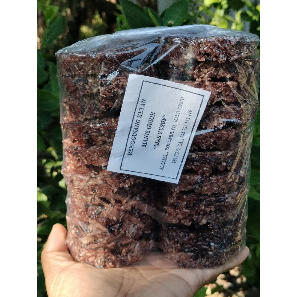 

RENGGINANG KETAN HITAM 500GRAM(MENTAH)