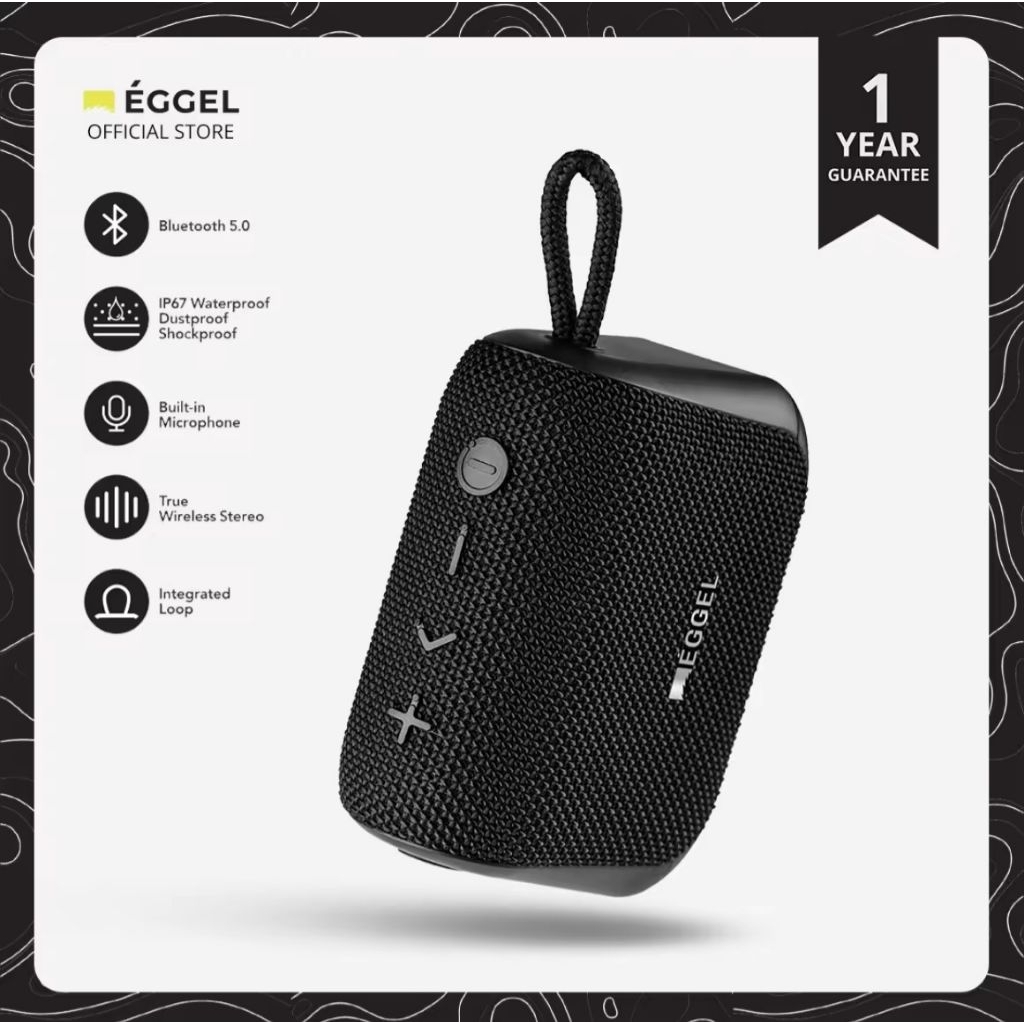 EGGEL FIT 3 Waterproof Portable Bluetooth Speaker Original