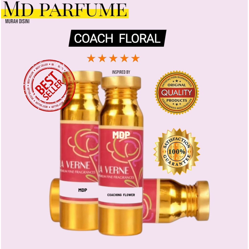 MD COACHING FLOWER BY LAVERNE SEGEL ORIGINAL PABRIK 100 ML BIBIT PARFUM.
