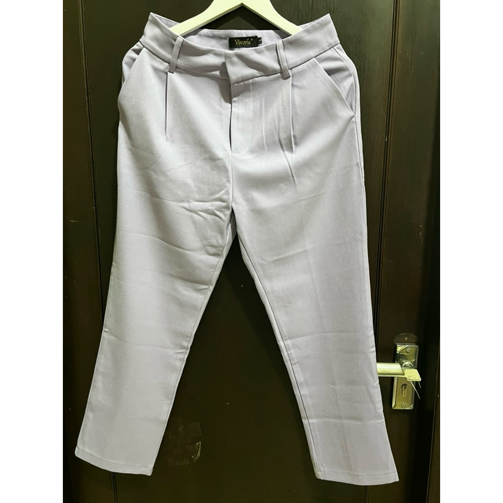 [Preloved] Celana Wanita | High Waist Obi Pants Premium