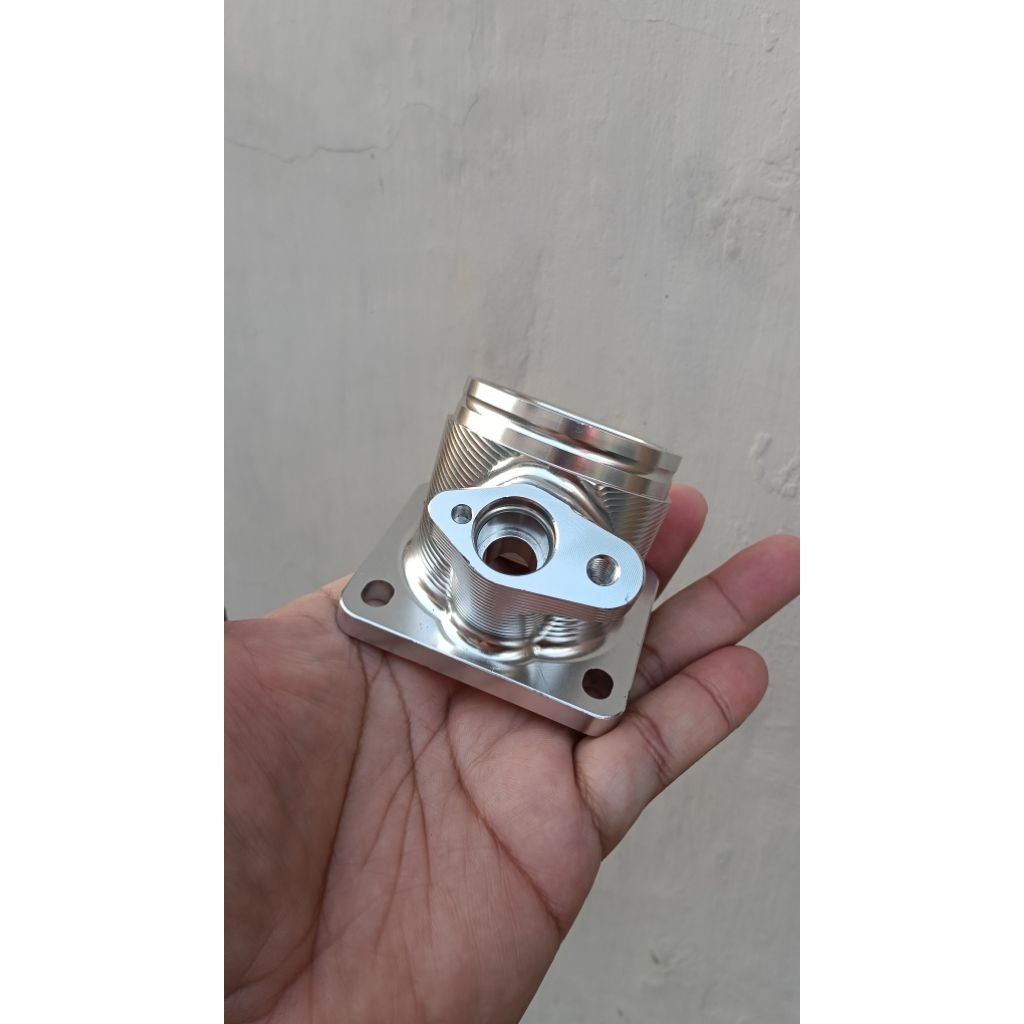 Intake Manifold Yamaha Mx King Porting Oval Ukuran Throttle Body 42 Mm Ataka Racing
