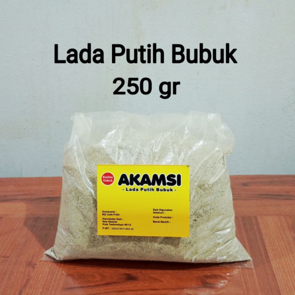 

Lada Putih Bubuk 250 gr / Merica Bubuk