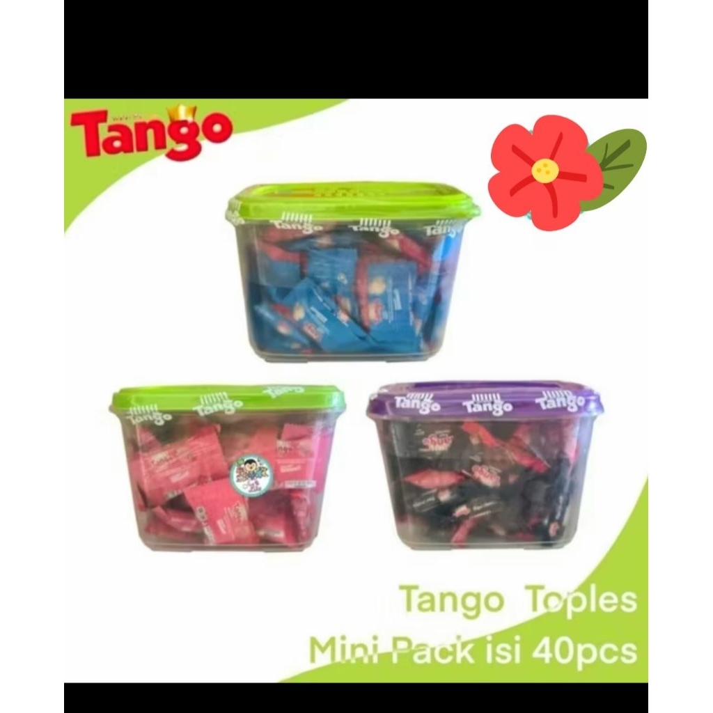 

Tango ( GRATIS TOPLES) Wafer Rasa Vanilla/ Coklat 16 GR X 20 PCS/ 40 Pcs