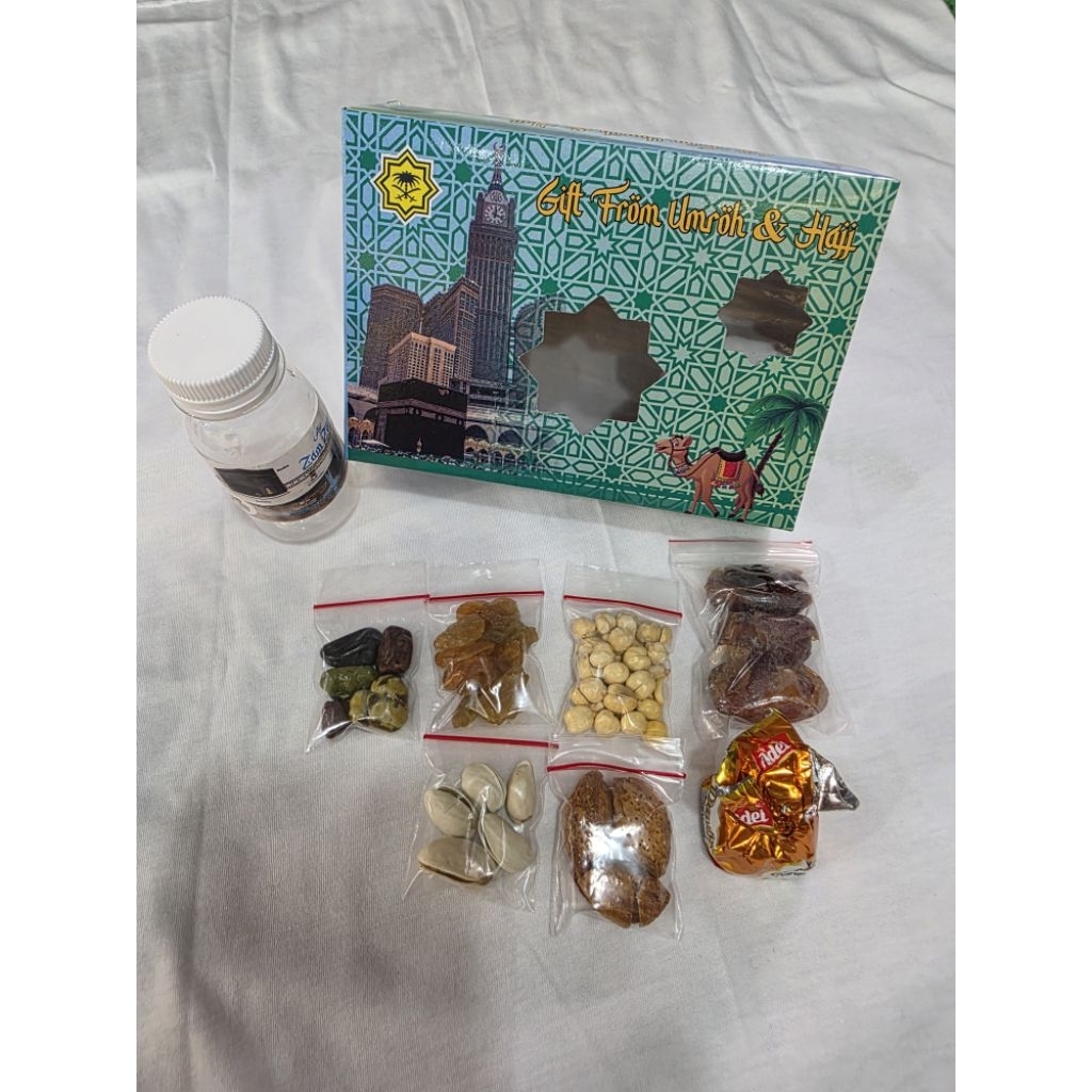 

paket lengkap oleh oleh haji umroh komplit 100paket