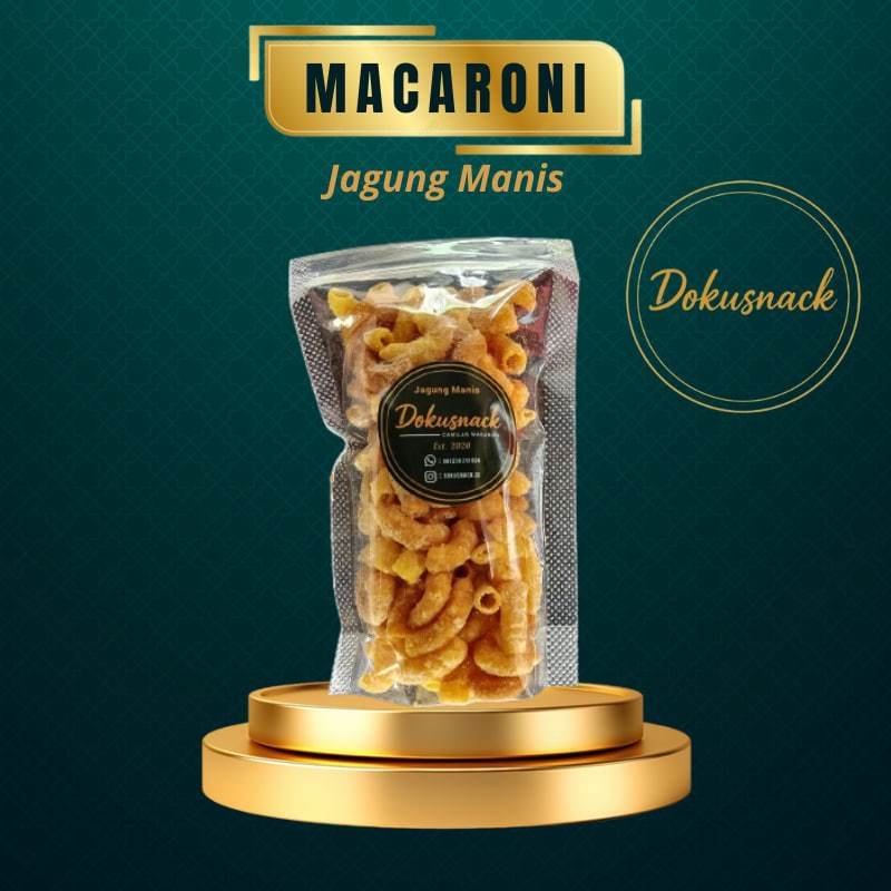 

Makaroni Bantat Rasa Jagung Manis Dokusnack | Snack Renyah Manis Gurih - Camilan Best Seller!
