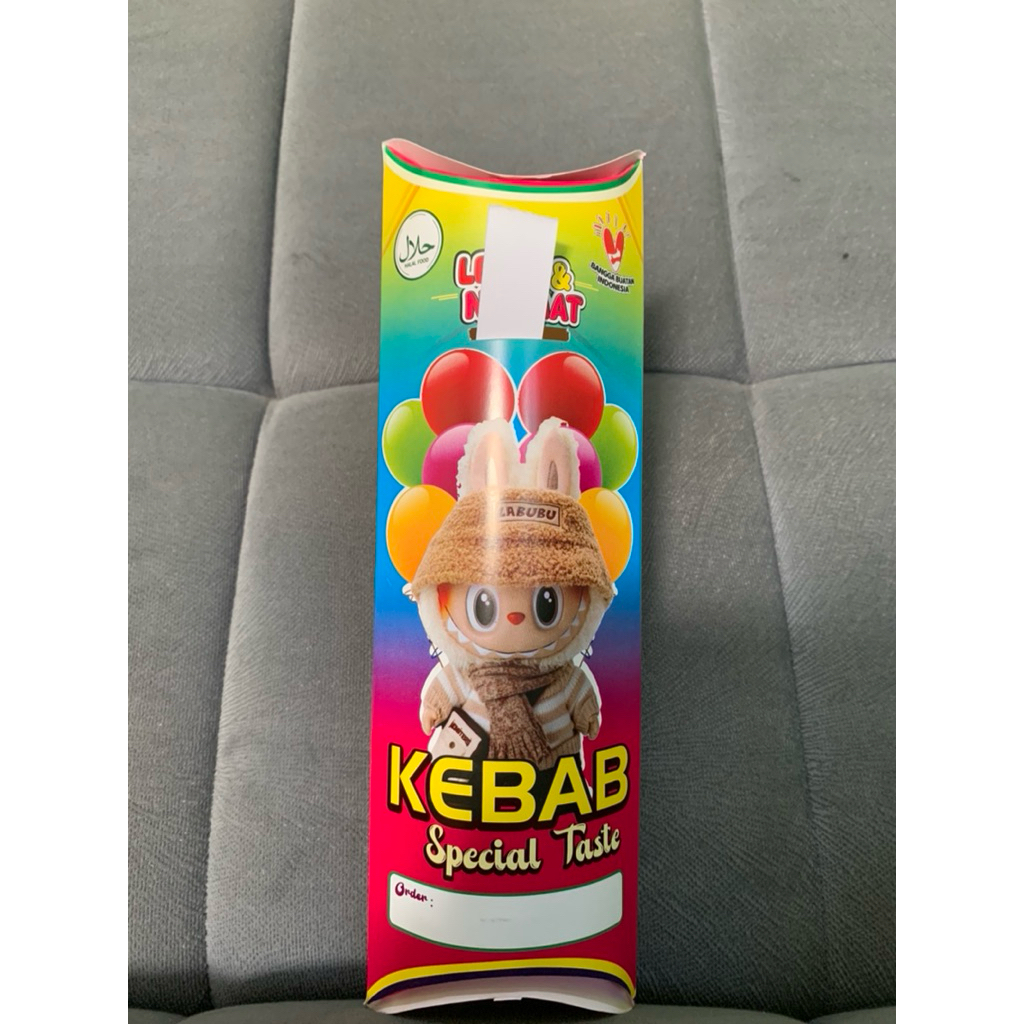 

Kemasan kebab Jumbo/kebab ivory/Bungkus kebab uk 24x9cm 1pack 100pcs 10Gambar Randem