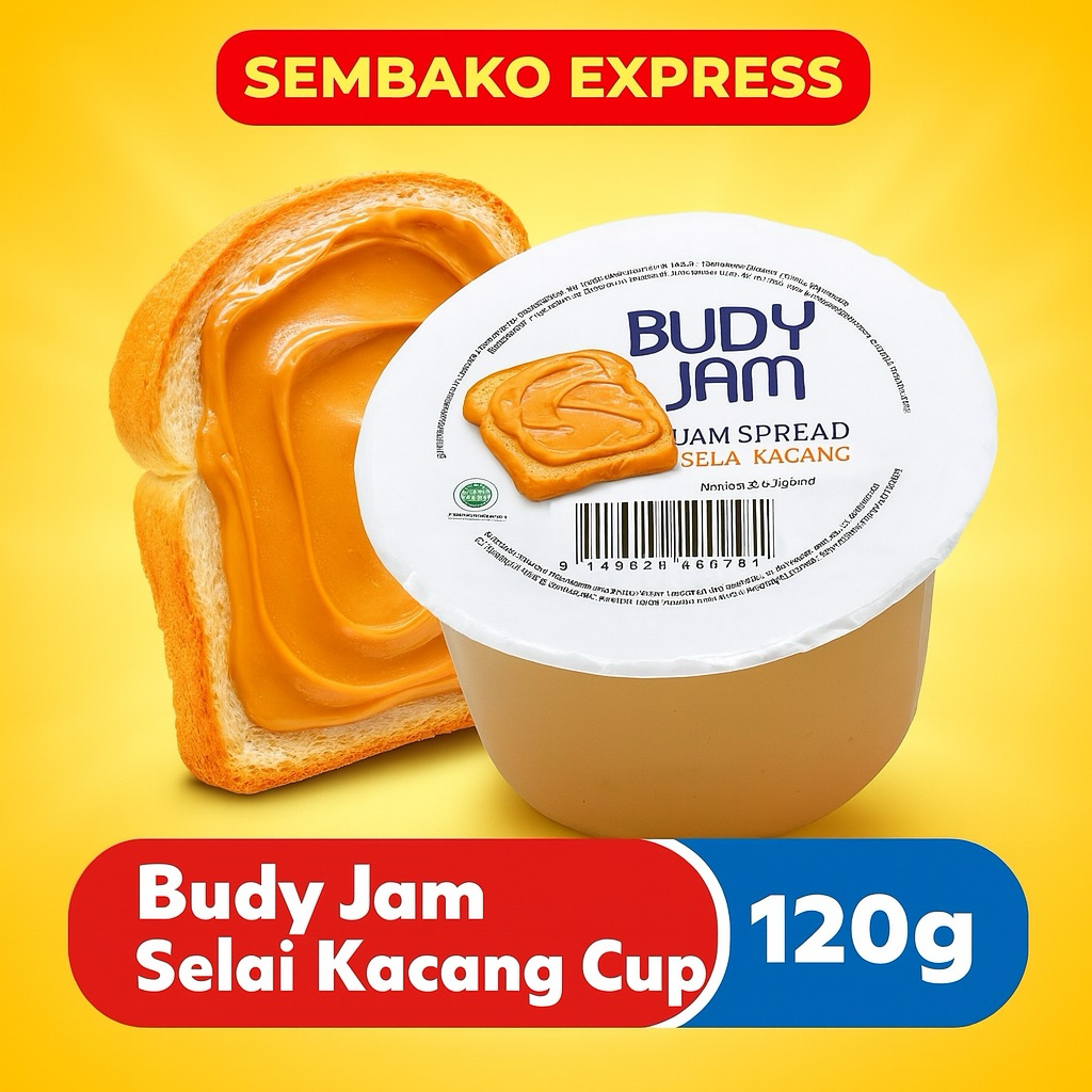 

Budy Jam Selai Kacang Cup 120g – Rasa Gurih & Lezat