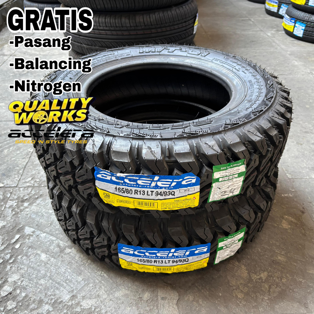 BAN MOBIL GRANDMAX RING 13 MT ACCELERA 165 80 R13 MT-01 BAN OFFROAD