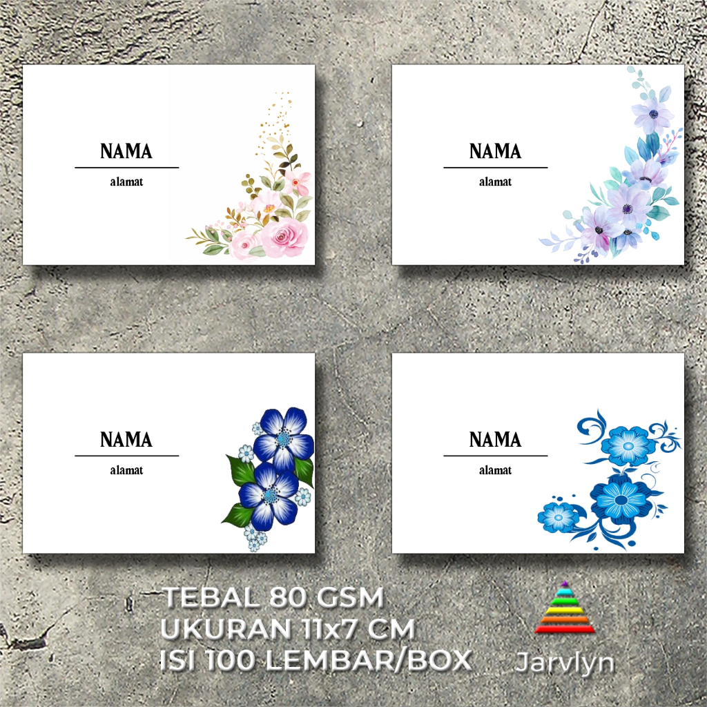 

Amplop Undangan Custom Nama Alamat Logo ukuran kecil 11x7cm isi 100 lembar Seri 2