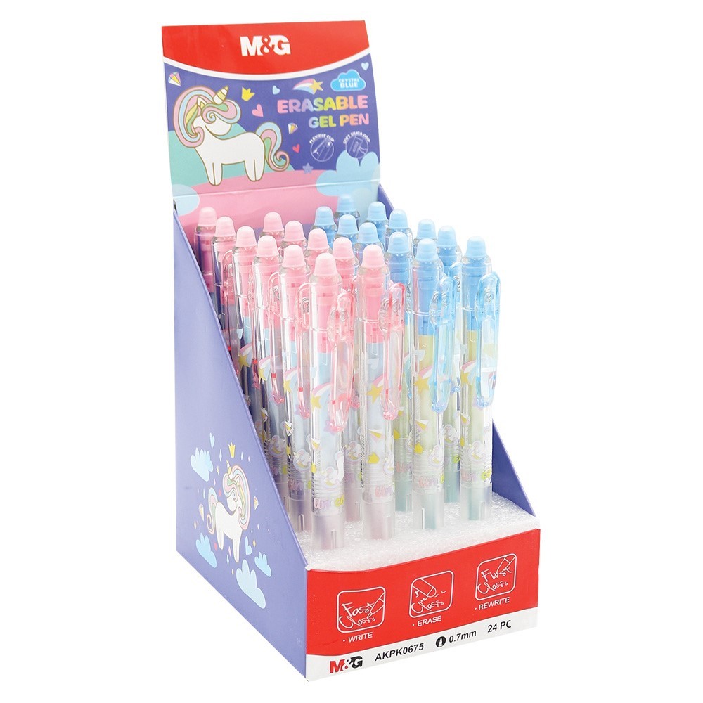 

M&G erasable gel pen 0.7 unicorn AKPK0675 - Pulpen Bisa dihapus Karakter Unicorn Lucu