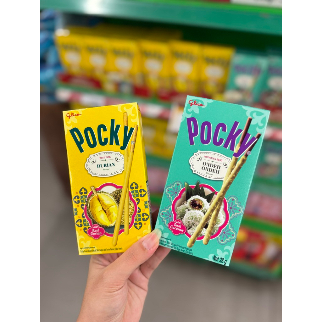 

glico pocky limited edition durian & ondeh ondeh 28gr