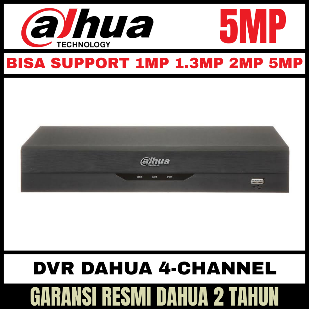 DVR DAHUA 5MP 4 Channel Audio Series