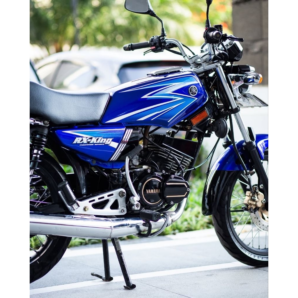 striping sticker lis decal standar ori rx king 2003 biru