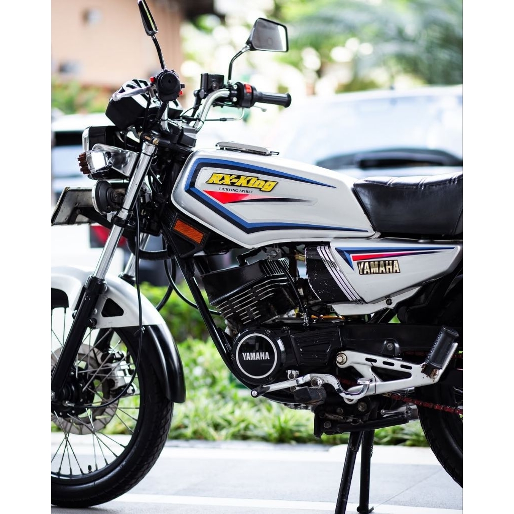 striping sticker lis decal standar ori rx king 2001 silver