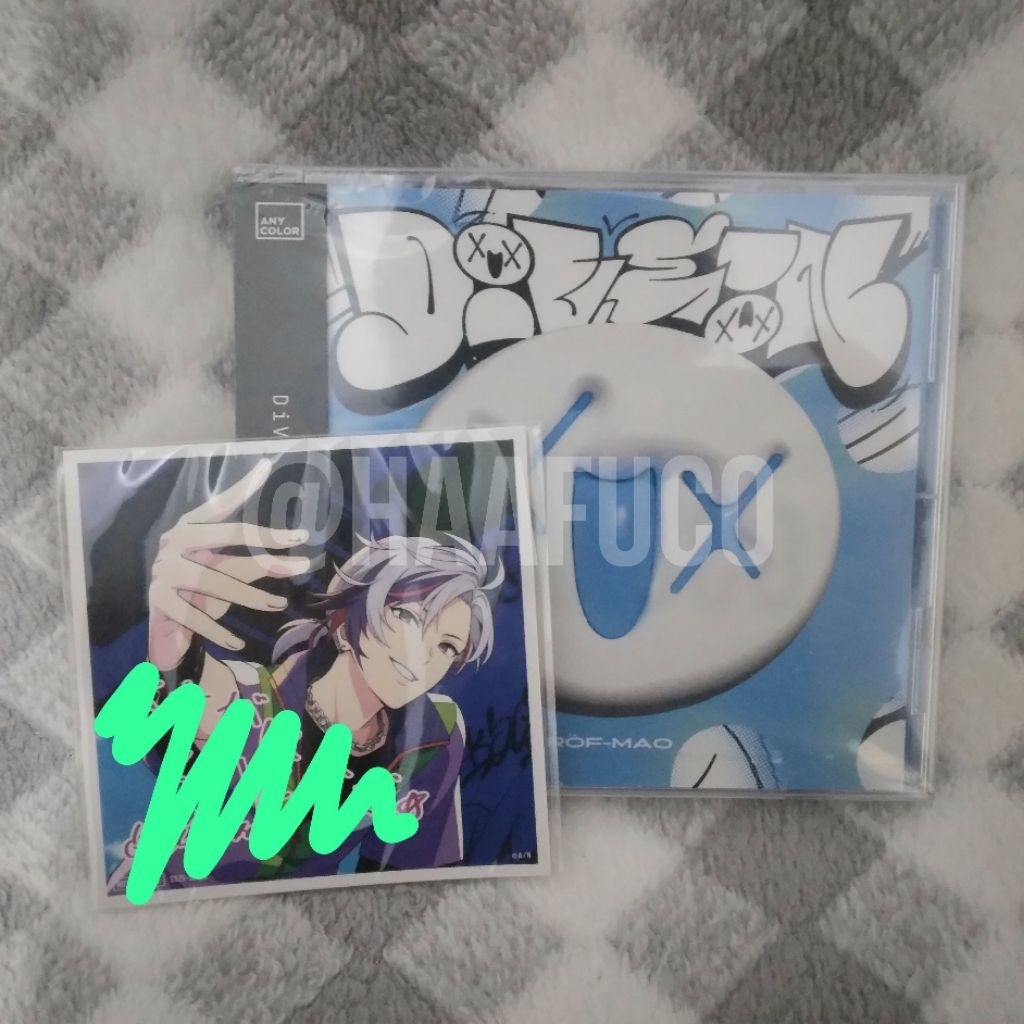 [READY INA] Nijisanji JP ROF-MAO 1st Single "DiVE N" with Pre-Order 4-set Bromide Bonus