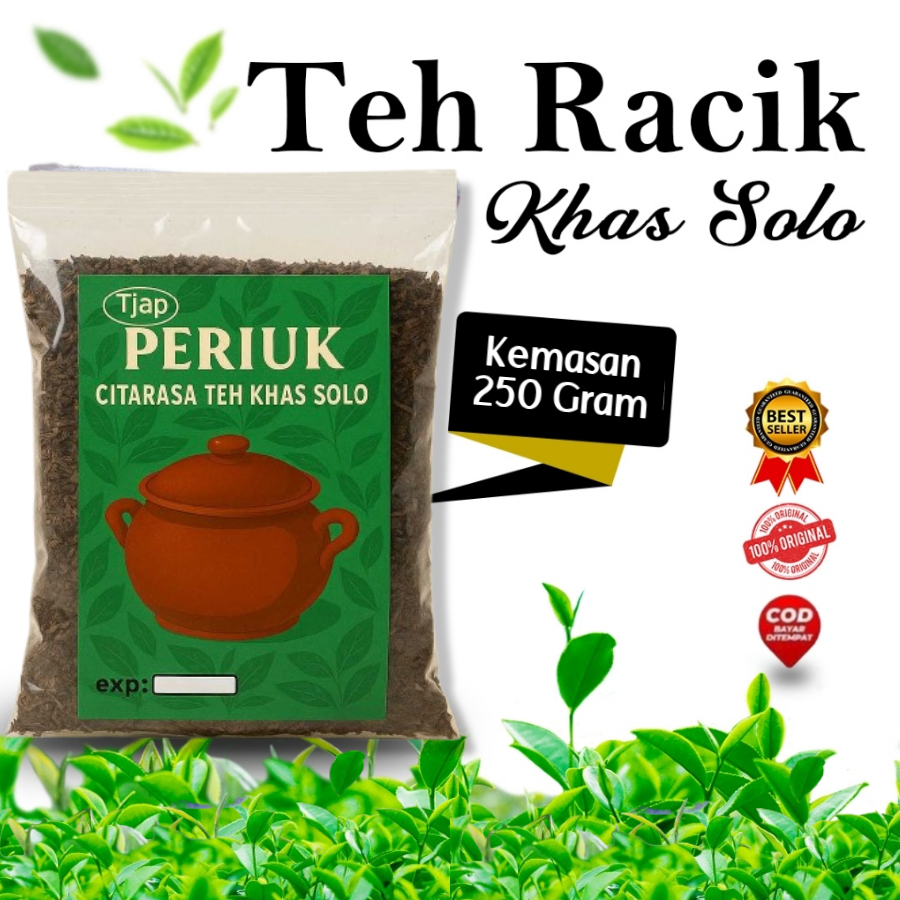

Teh Racik Khas Solo Tjap Periuk - Teh Tradisional Wangi Sepet Kentel - Teh Wedang Angkringan Juara Untuk Es Teh Jumbo