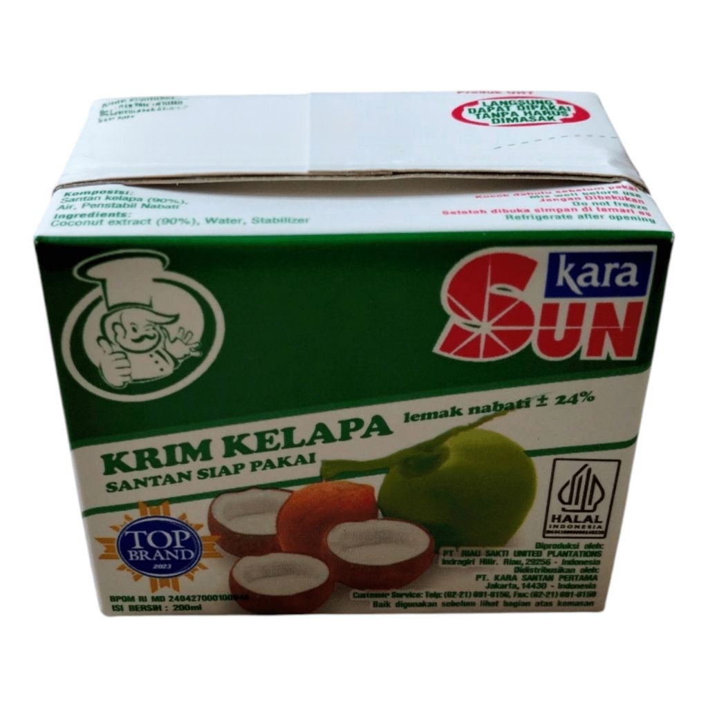 

Sun Kara 200ml - Santan Kelapa Cair Instan