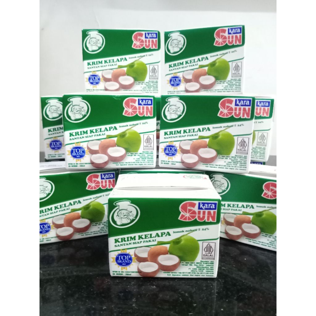 

Sun kara 200ml (santan kelapa praktis siap pakai)