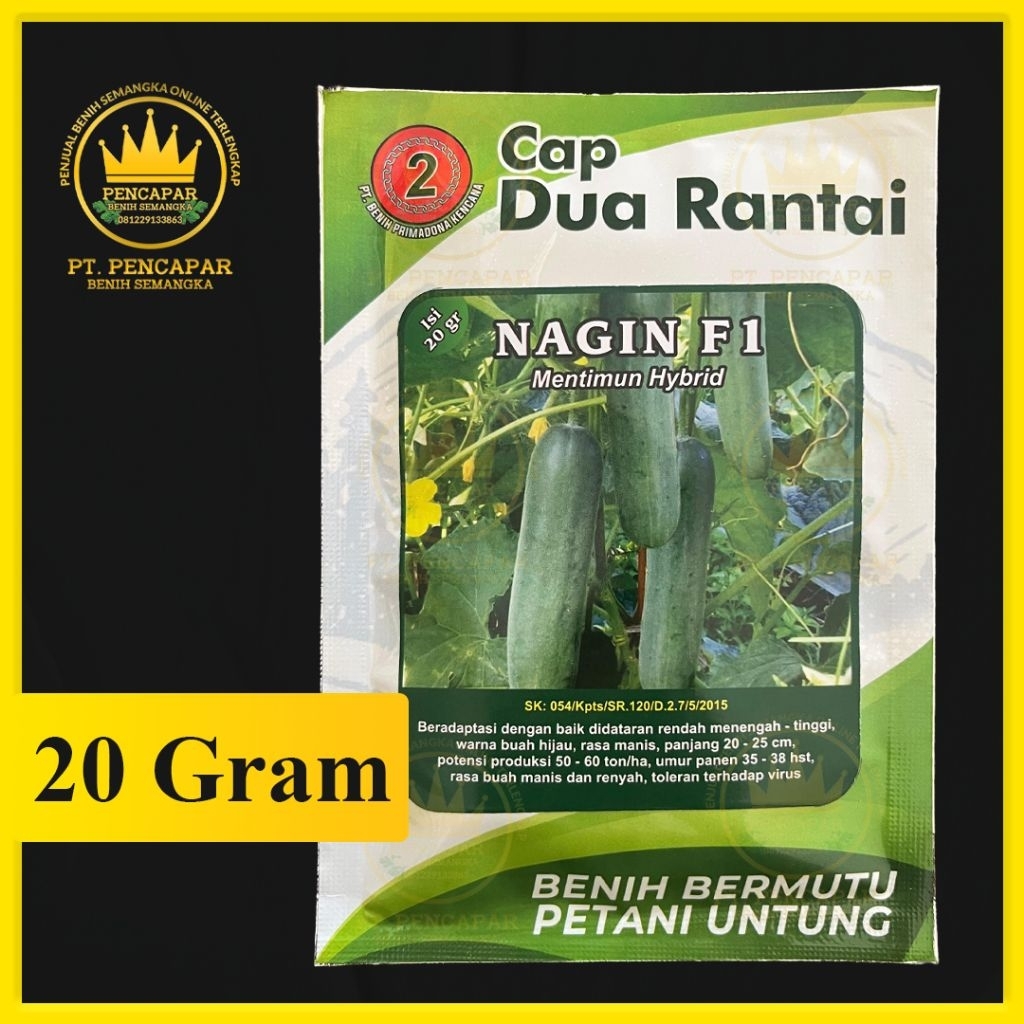 benih timun NAGIN F1 isi 20gram