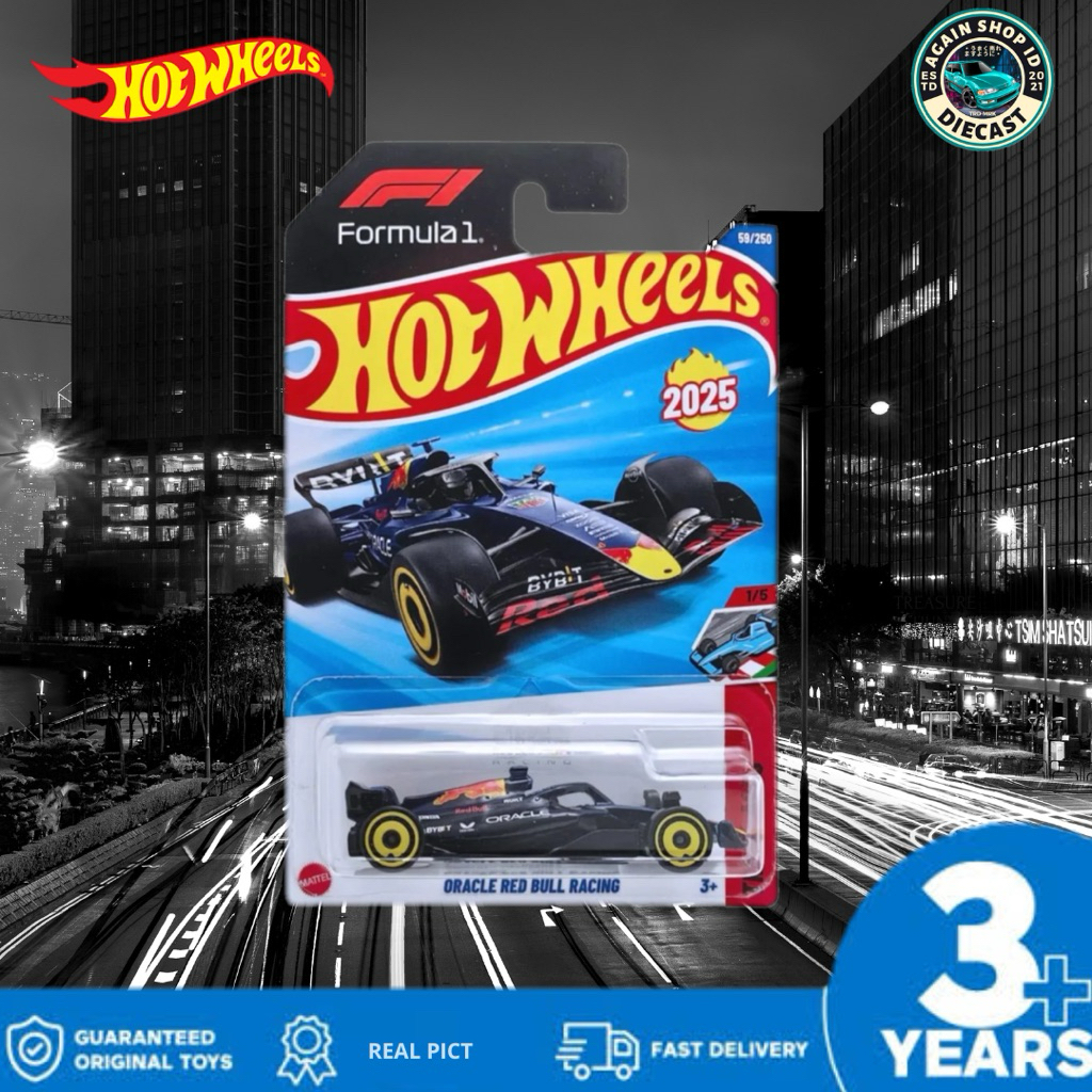 HotWheels Formula 1 F1 Oracle Red Bull Racing Free Protector