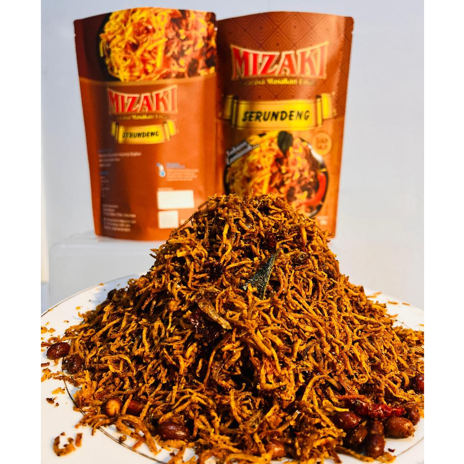 

Serundeng Teri kacang rasa rendang Mizaki