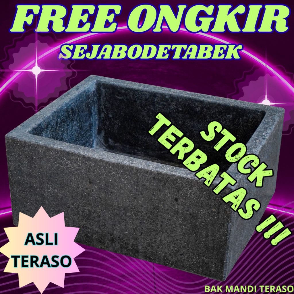 WASTAFEL TERASO | WASTAFEL MEJA | TIPE KOTAK HITAM | WASTAFEL KOTAK MINIMALIS | BAK MANDI KERAMIK