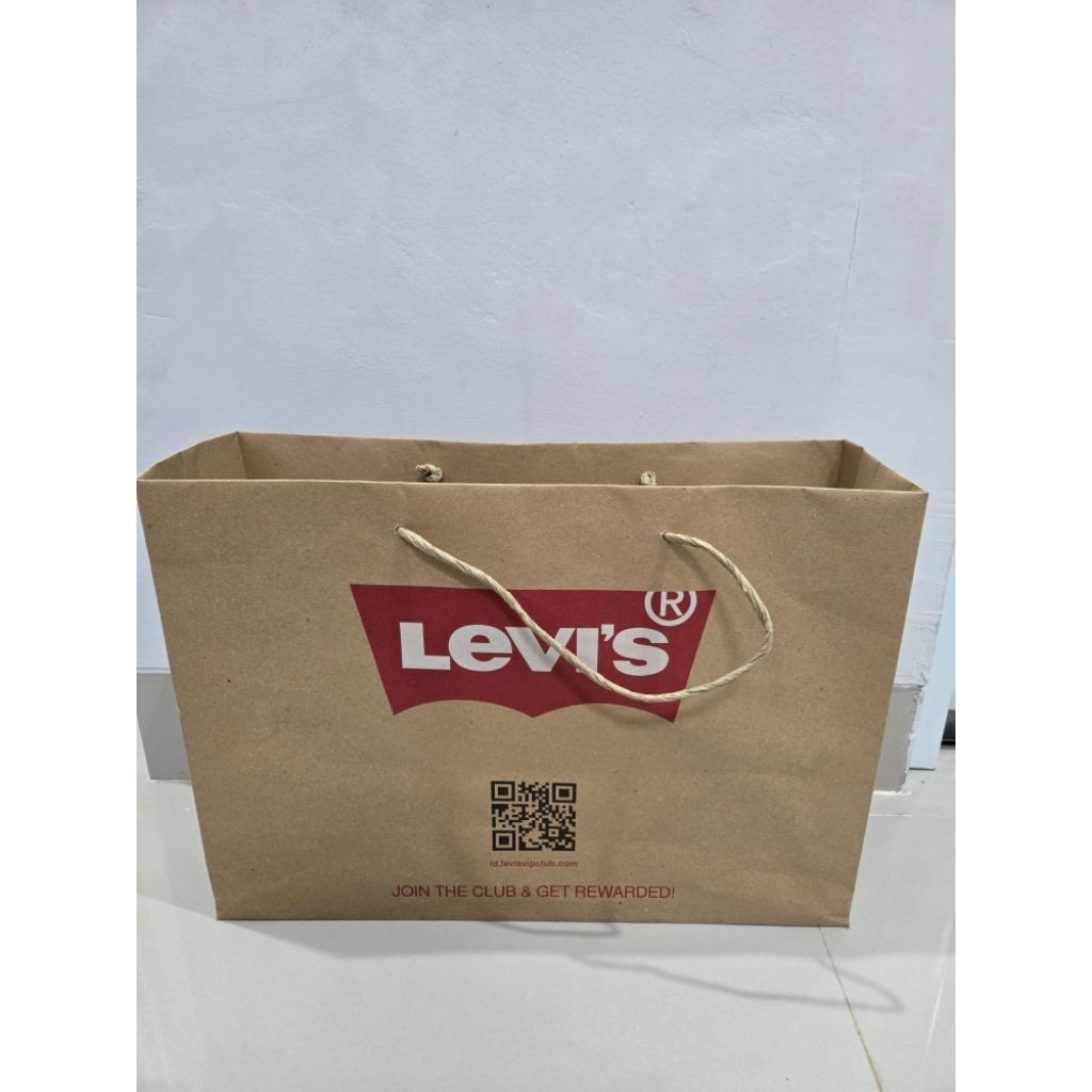 paper bag kantong belanja adidas levis JD sport original store mall medium large