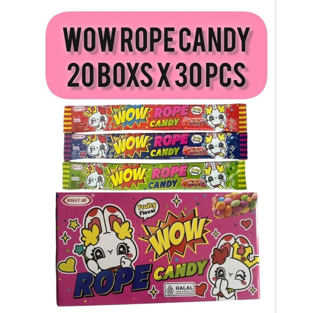 

permen wow rope candy swetme 30 pcs