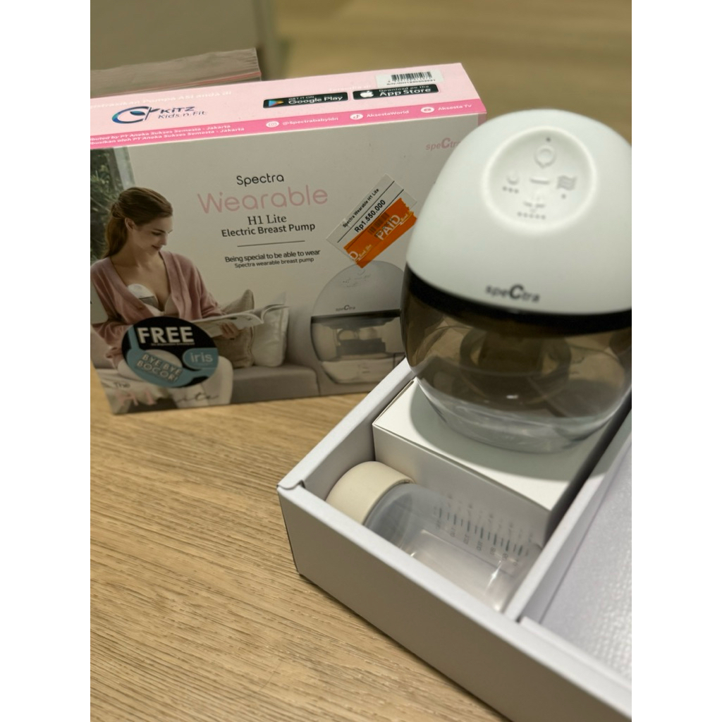 dijual preloved Spectra Wearable H1 Lite Electric Breast pump