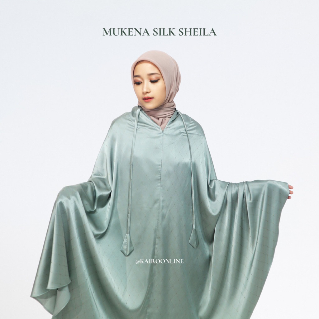 Kairo - Mukena Silk Motif 2in1 | Mukena Silk Sheila
