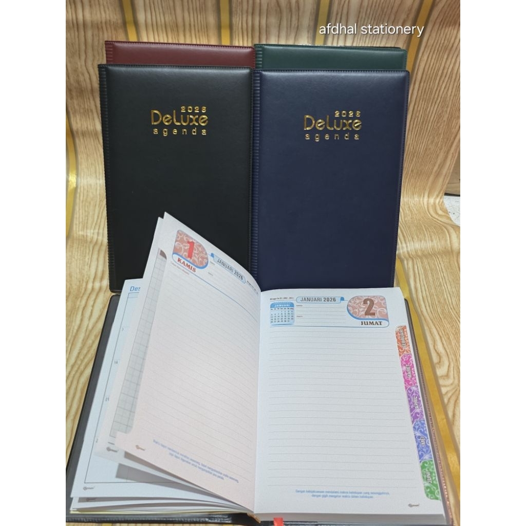 

Agenda kerja deluxe KREAM dan PUTIH TH 2026