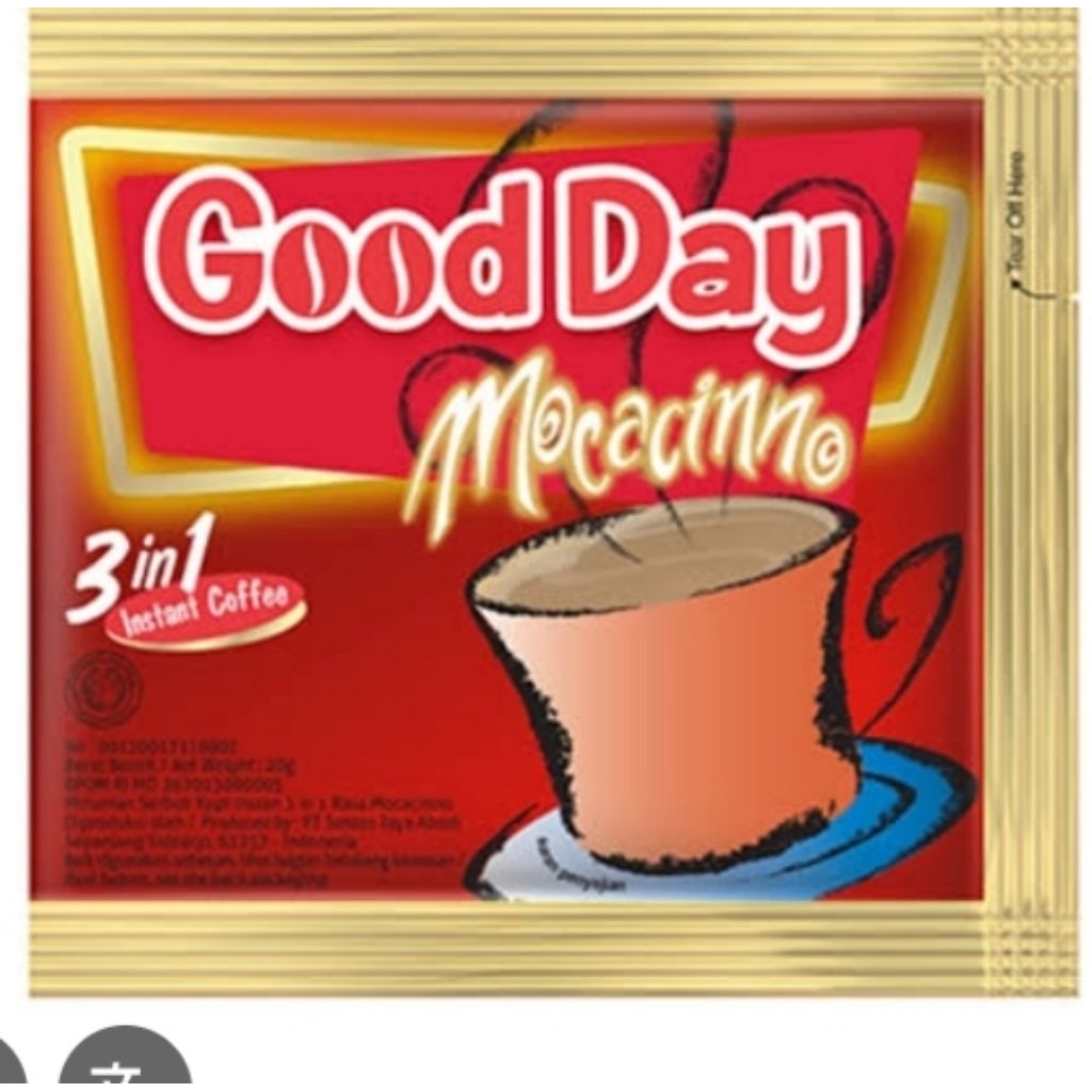 

good day mocacinno, persatu renceng 19000