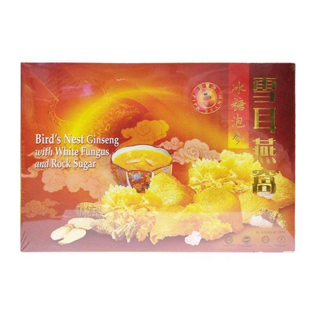 

Bird's Nest Ginseng with White Fungus and Rock Sugar