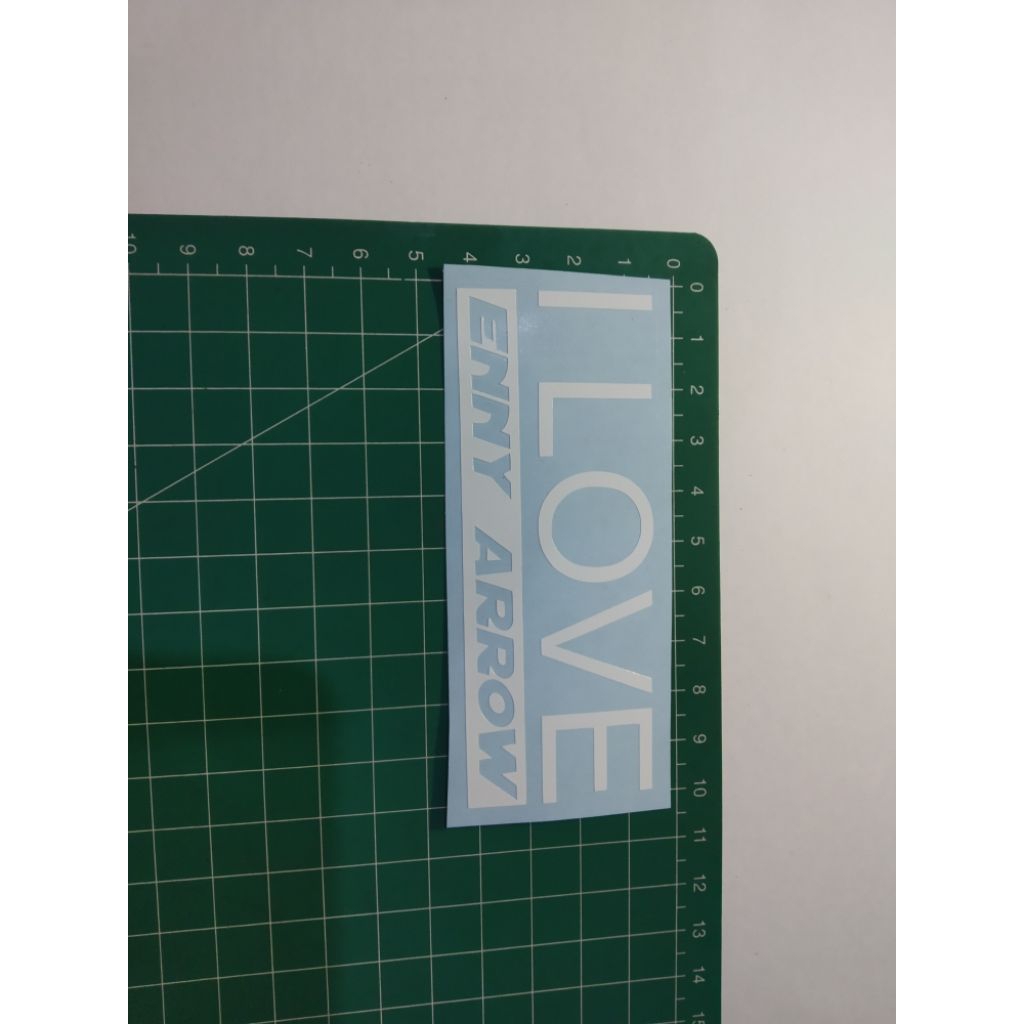 

stiker cutting enny arrow