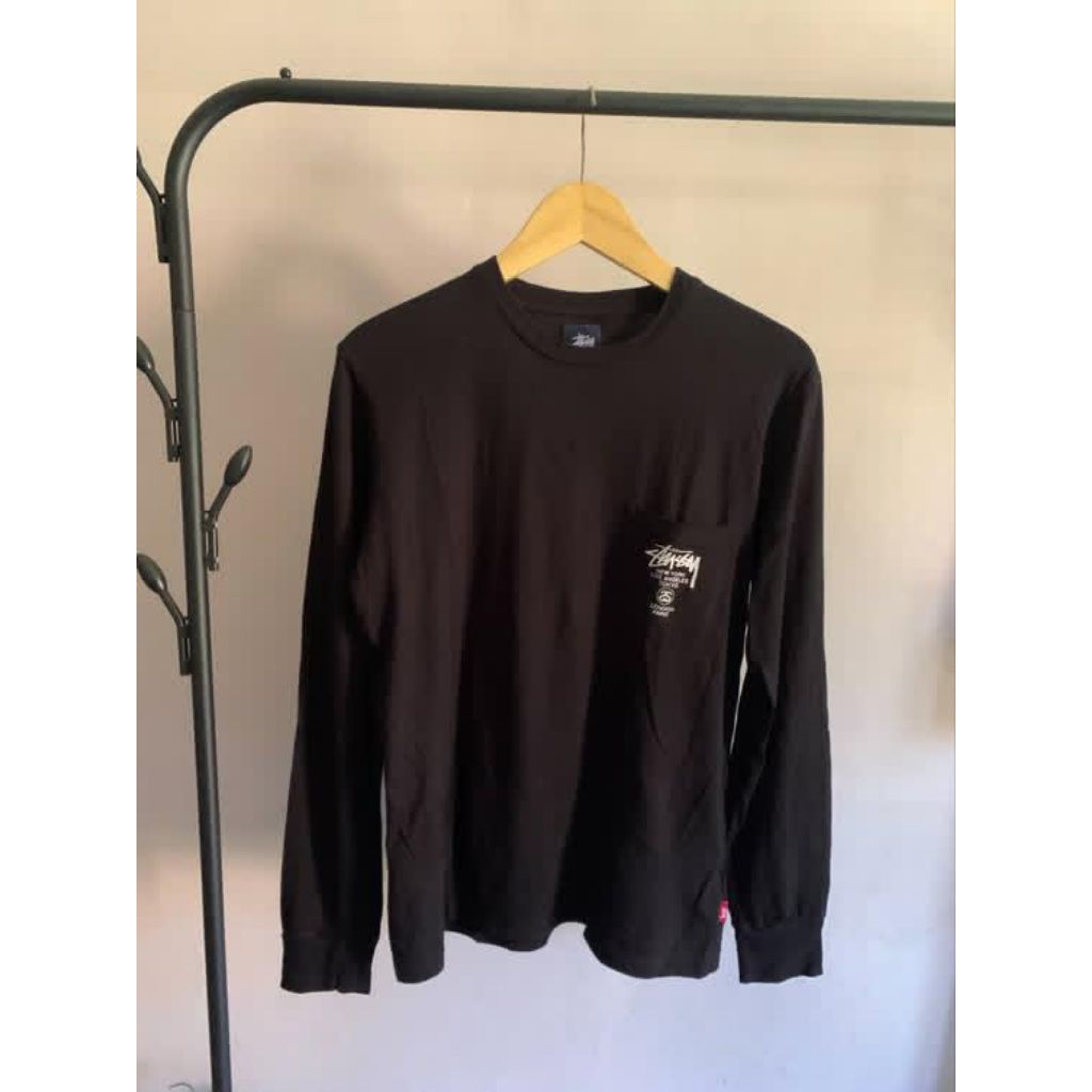 stussy pocket longslevee