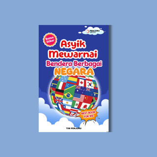 Buku Mewarnai Bendera-Bendera Negara Bonus Stiker