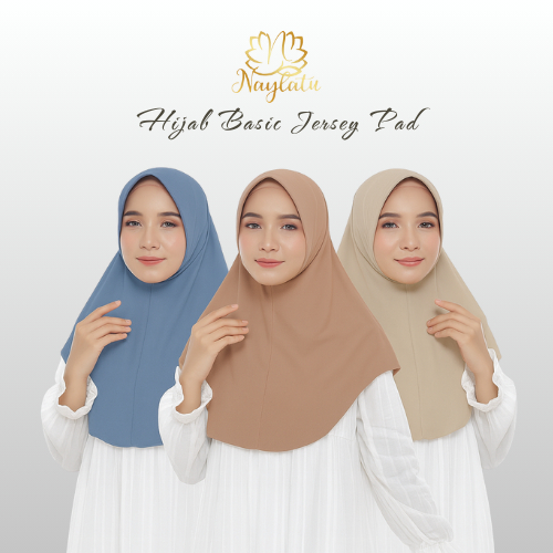 𝐍𝐚𝐲𝐥𝐚𝐭𝐮 - Jilbab Instan Dahlia Jersey Premium Pad Busa